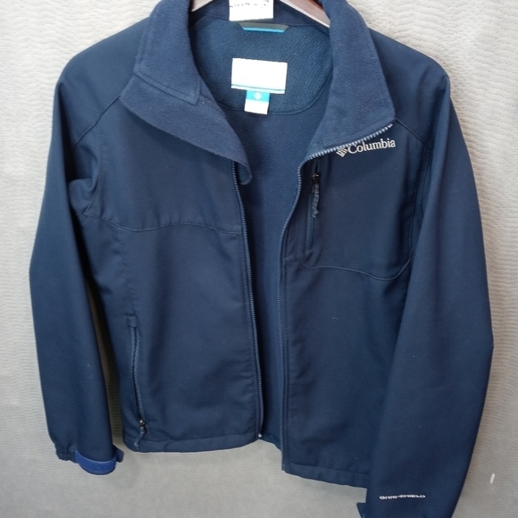 Men’s Columbia Omni-Shield Fleece Lined Blue Jacke - Picture 1 of 7